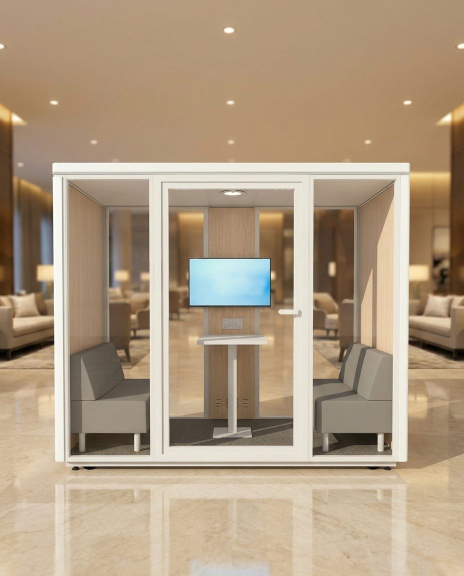 A ZenSpace meeting pod at Moscone Convention Center
